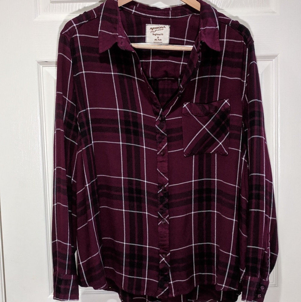 Arizona Jeans Size: 2x jr button down